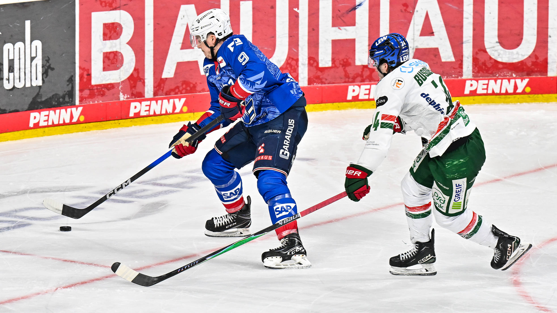 Adler Mannheim gg. Augsburger Panther